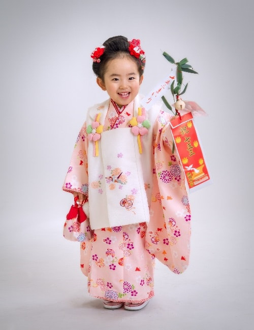 可愛い女の子の七五三写真