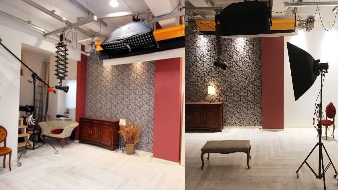 スタジオ内部の写真